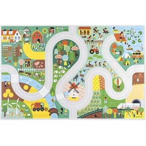 Janod Cross roads Килим и подложка за игра На село 120 x 78 cm (J05930)