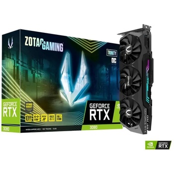 Image 1 of ZOTAC GeForce Trinity Gaming RTX 3080 10GB OC GDDR6X 320bit LHR (ZT-A30800J-10PLHR)