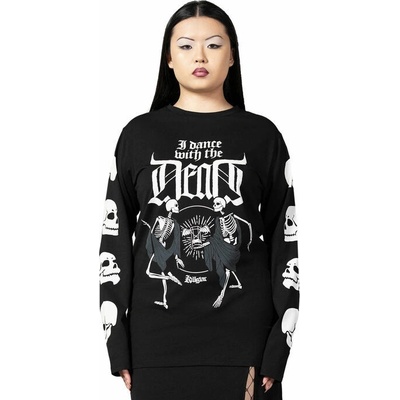Killstar tričko gothic and punk deathdanse černá