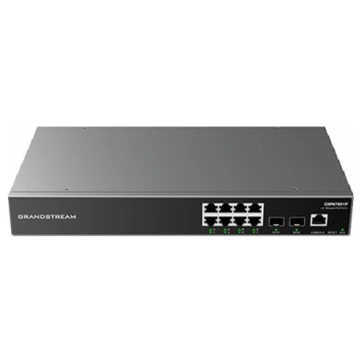 Grandstream GWN7801P Managed Network PoE Switch 8 1Gbps portů s PoE, 2 SFP porty