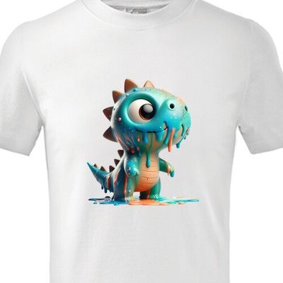 Tričko s malým dinosaurem dětské