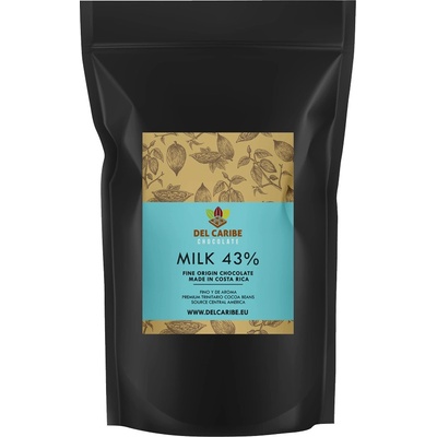 Chocolate Del Caribe mliečna čokoláda 43% 10kg -