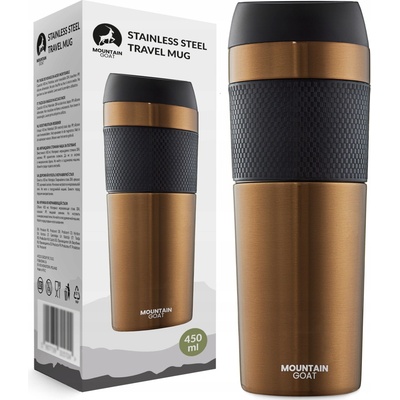 Mountain Goat Termohrnček 400 ml hnedý