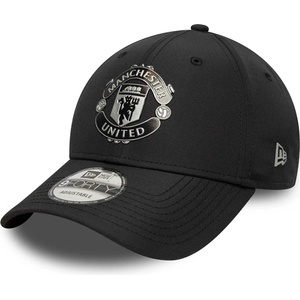 New Era Manchester united fc reflective 9forty черно, сребърно uni (60771939)