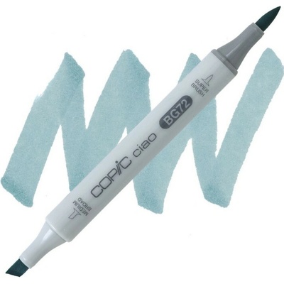 Lihová fixa COPIC Ciao oboustranná Brush & Chisel, Ice ocean (BG72)