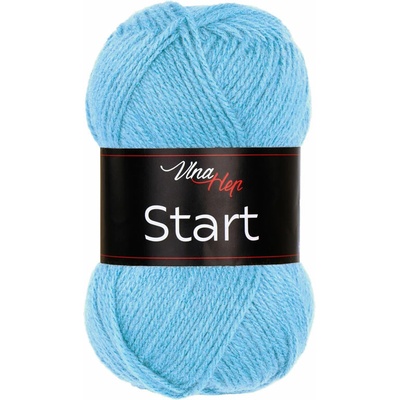 Vlna-hep Příze Start - akryl Start: NOVINKA - 41241 Modro-tyrkysová (antipilling)