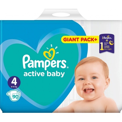 Pampers Active baby 4 90 ks