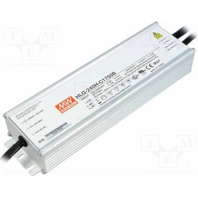 MEAN WELL HLG-240H-C1750B Napájecí zdroj: spínaný; LED; 250W; 71÷143VDC; 1750mA; 90÷305VAC