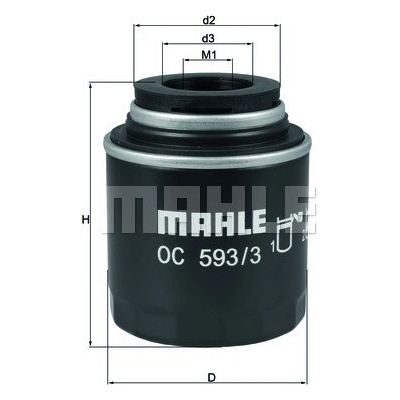 MAHLE ORIGINAL Olejový filter OC5933