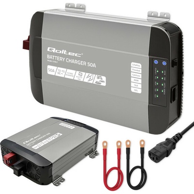 Qoltec monolith pre LiFePO4 AGM GEL SLA batérie 50A 12V