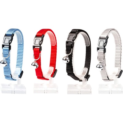 Duvo Plus Uni 1 - Регулируем нашийник за котки със звънче, 20-30 см, /различни цветове