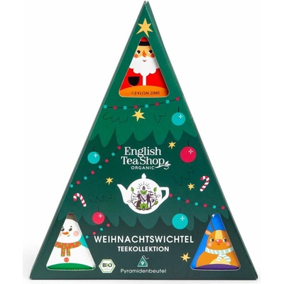 English Tea Shop Vánoční elfové bio čajová kolekce 9 čajových sáčků
