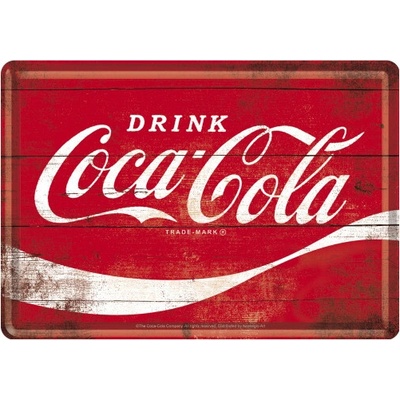 NOSTALGIC ART cedule COCA-COLA red