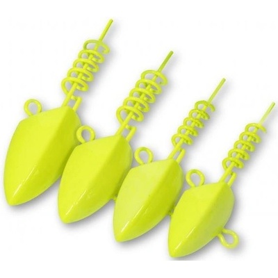 Black Cat Jigová hlavička Jig Head 28 g 2 ks Fluo žlutá