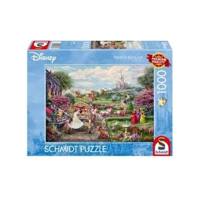 Schmidt Spiele Puzzle PQ 1000 Thomas Kinkade Cinderella Disney G3
