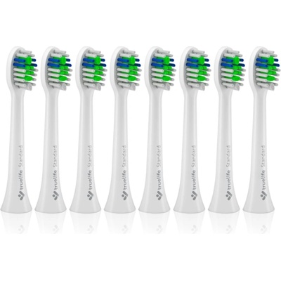 TrueLife SonicBrush Compact White Standard резервни глави за четка за зъби TrueLife SonicBrush Compact-series White 8 бр