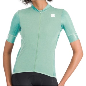 Sportful Дамска фланелка с къс ръкав за колоездене Sportful Women's SRK Jersey Cycling jersey - Lichen Green - размер XXL (156-2555-0216)