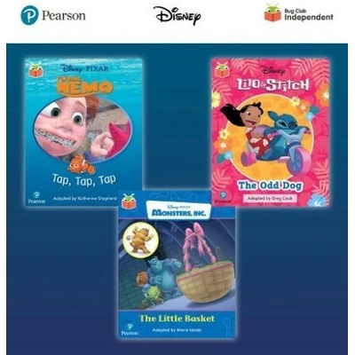 Pearson Bug Club Disney Reception Pack D, including decodable phonics readers for phases 2 to 4: Finding Nemo: Tap, Tap, Tap!, Lilo and Stitch: The Odd Dog, Monsters, Inc: The Little Basket - Marie Ha