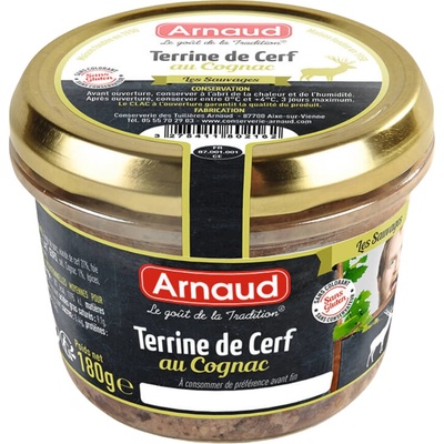Arnaud Terrine de Cerf au Cognac Terina ze zvěřiny s koňakem 180 g