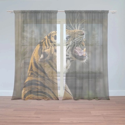 Sablio Záclony Revúci tiger: 2ks 150x250cm