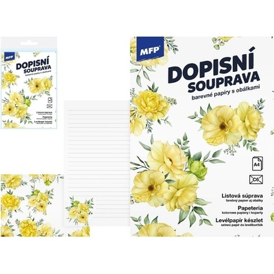 MFP paper Dopisní papír barevný LUX 5+10 (Květy) 5550374