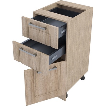 Image 1 of ИРИМ Долен кухненски шкаф с две чекмеджета и врата Сити МФ-Сонома-02-53 40 см десен