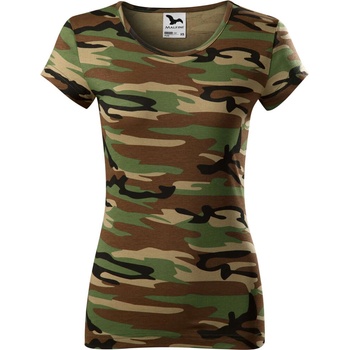 MALFINI Malfini camo pure c22 / Дамска камуфлажна тениска - камуфлажно кафява xs (c223312)