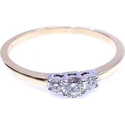 Diante Zlatý prsten s briliantem 83000614