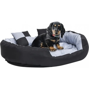vidaXL 110x80x23 cm grey/black 171209