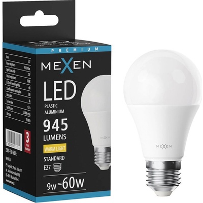 Nova LED крушка E27, A60, 9W, Топла - 3000K, 945 lm - L100-E27-0930-01 (L100-E27-0930-01)