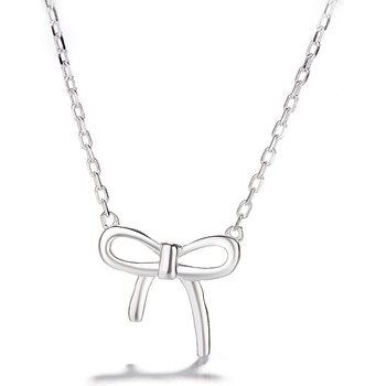 DELIS Сребърно колие 925, jw1232, модел с панделка, с родиево покритие (jw1232)