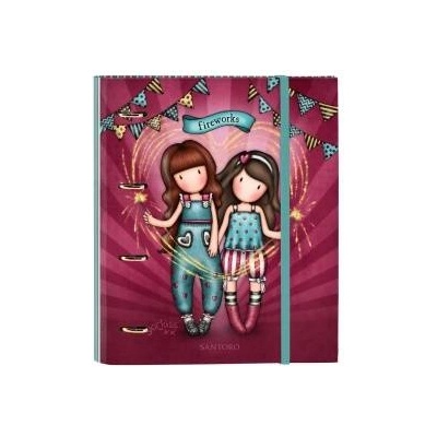 Gorjuss Папка с пръстени Gorjuss Fireworks Кестен (27 x 32 x 3.5 cm)