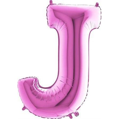 Grabo Nafukovací balónek písmeno J růžové 102 cm