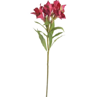 Umelá ľalia červená 63 cm