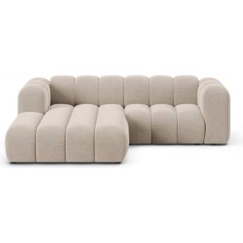 Micadoni Бежов ъглов диван (ляв ъгъл) Lupine - Micadoni Home (MIC_0LC_44_F1_LUPINE1)