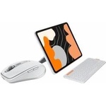 Logitech MX Anywhere 3S for Mac, compact wireless Bluetooth mouse, 8K DPI scanning on any surface, flip folio, keyboard case for iPad Pro 13 inch (M4) iPad Air 13 inch (M2 and M3), DEU QWERTZ - 910-006929
