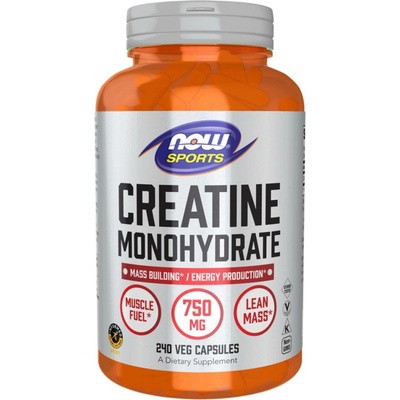 Now Foods Creatine Monohydrate 750 240 kapslí