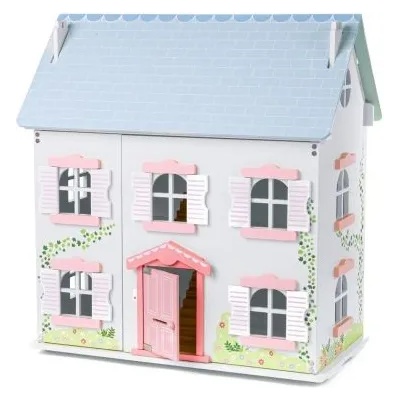 Bigjigs Toys - Дървена куклена къща - Къщата с бръшляна (T0520)