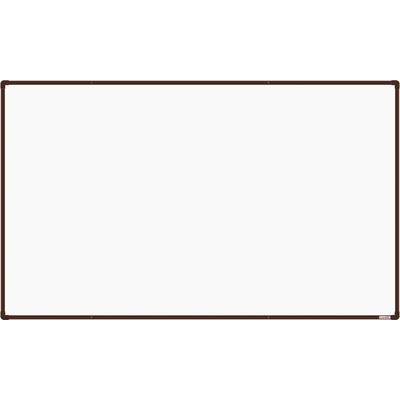 BoardOK Keramická tabule 200 x 120 cm, hnědý rám