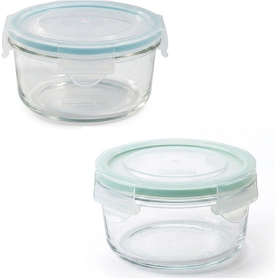 Glasslock Sklenená okrúhla dóza 400 ml