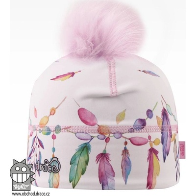 Dráče Dievčenské zimné funkčné čiapky Dráča Flavio 19 biela