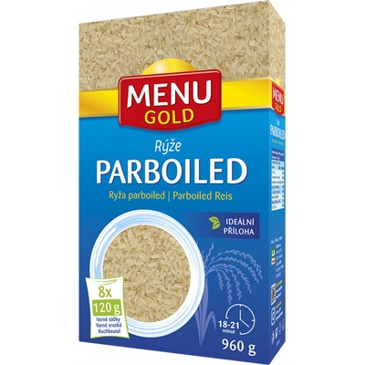 Gold Menu rýže parboiled varné sáčky 960 g