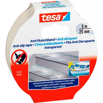 Páska tesa® Anti-slip, protišmyková, transparentná, 25 mm, L-5 m
