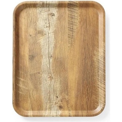 Hendi 508879 Servírovací podnos melamínový imitácia dreva 330x430mm