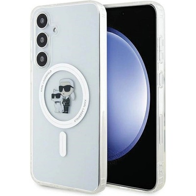 KARL LAGERFELD Magsafe Калъф за Samsung S24, Karl Lagerfeld IML Karl & Choupette Case, Прозрачен (KLHMS24SHGKCNOT)