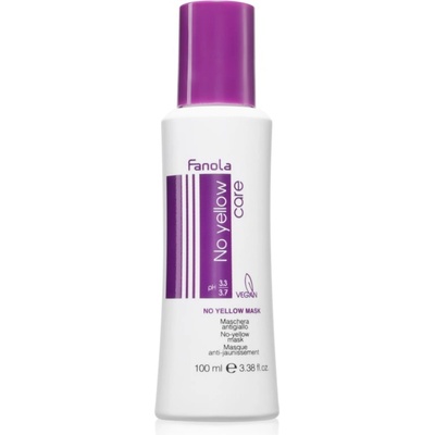 Fanola No Yellow Mask маска неутрализиращ жълтеникавите оттенъци 100ml