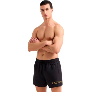 Giorgio Armani Бански гащета EA7 EMPORIO ARMANI 7M002000_AF13049 swimming shorts - Black (Black / Gold)