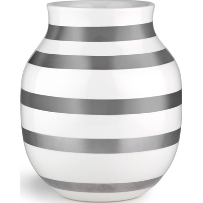 Kähler Ваза Omaggio 20 см сребриста (691791)