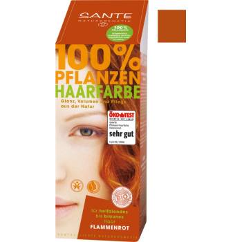 Sante rastlinná farba na vlasy Flame Red 100 g