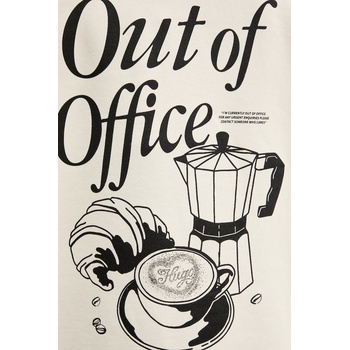 HUGO Blue уголемен женски памучен Classic Crew_B_3 (50560782)